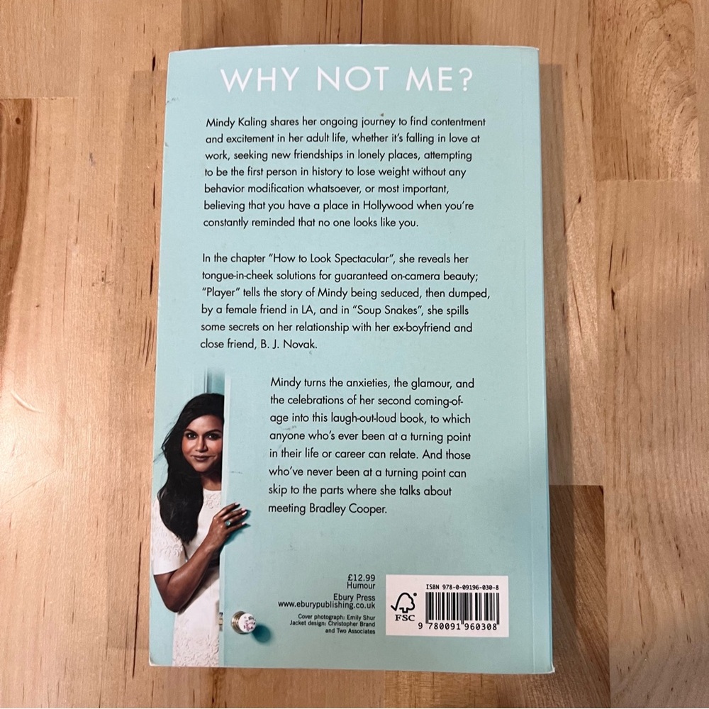 📚BUY 2 GET 1 FREE Why Not Me? by Mindy Kaling - Picture 4 of 4